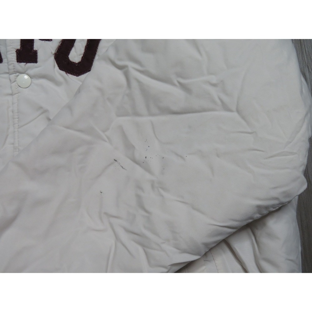 Vintage Stanford 80s Satin Bomber Jacket Size XL Men Pre Owned As Is READ! - Picture 4 of 10